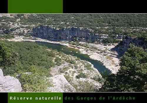 Natuurreservaat van de Gorges de l'Ardéche.